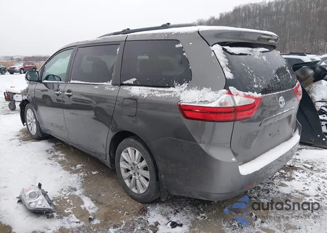 2016 Toyota Sienna Xle Premium 7 Passenger из США, поврежденный, VIN 5TDDK3DC0GS129008
